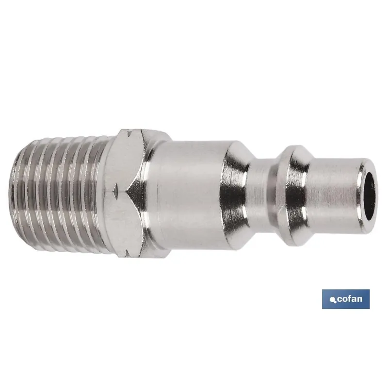CONECTOR AIRE ROSCA MACHO 1/4