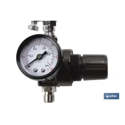 PISTOLA DE PINTAR HVLP + REGULADOR