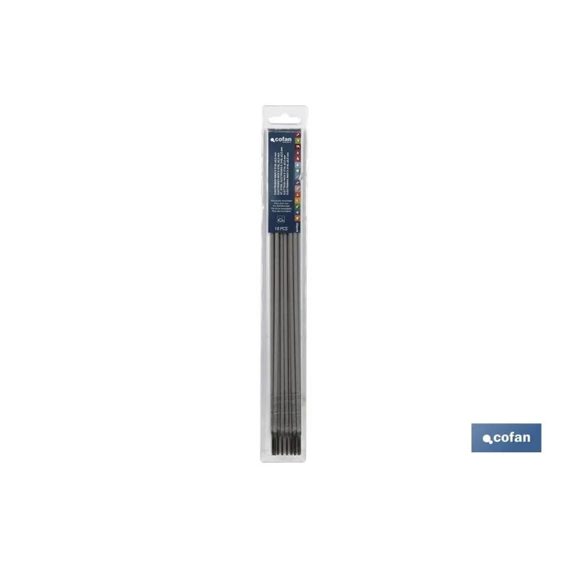 BLÍSTER ELECTRODOS INOX E-316L ø2,5 mm 10 UDS