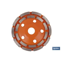 CORONA DOBLE PISTA MAMPOSTERIA 125mm - H22,2