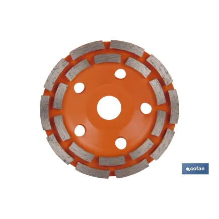 CORONA DOBLE PISTA MAMPOSTERIA 180mm - H22,2