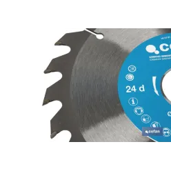 DISCO DE SIERRA CIRCULAR PARA MADERA Ø180 X 2,5 X 30 MM, 24 DIENTES