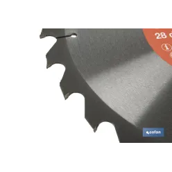 DISCO DE SIERRA CIRCULAR DE MESA PARA MADERA Ø315 X 3,2 X 30 MM, 28 DIENTES