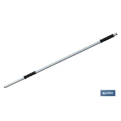 BARRA METAL CEPILLO LAVACOCHES+ENCHUFE RÁPIDO 90cm.
