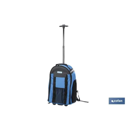 MOCHILA PORTAHERRAMIENTAS CON RUEDAS 35 x 20 x 55 CM