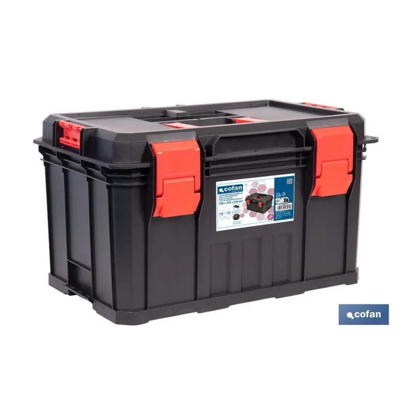 CAJA DE HERRAMIENTAS MODULAR CON SEPARADORES