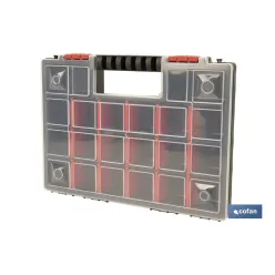 ESTUCHE ORGANIZADOR 20 COMPARTIMENTOS 344 X 249 X 50 MM