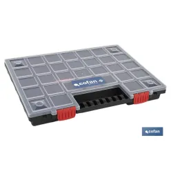 ESTUCHE ORGANIZADOR 32 COMPARTIMENTOS 399 X 303 X 50 MM