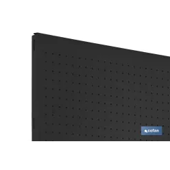 PANEL DE HERRAMIENTAS ANTRACITA CON 8 GANCHOS L-1200 MM