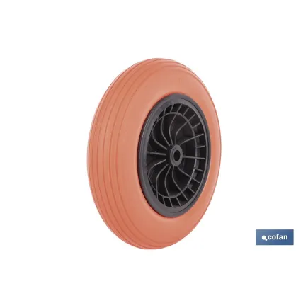 RUEDA CARRET. OBRA LLANTA ABS IMPINCHABLE