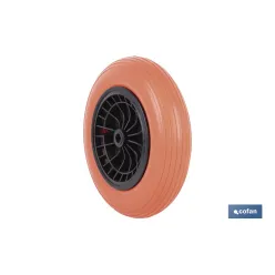 RUEDA CARRET. OBRA LLANTA ABS IMPINCHABLE