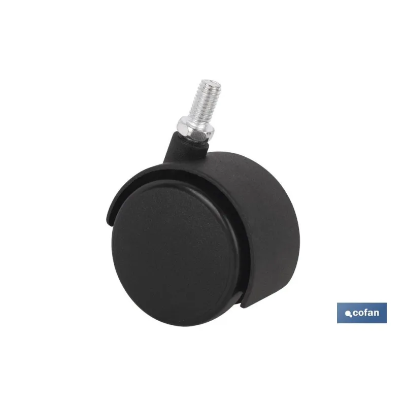 RUEDA PLASTIC Ø40MM TORNILLO 8X15 Venta unitaria