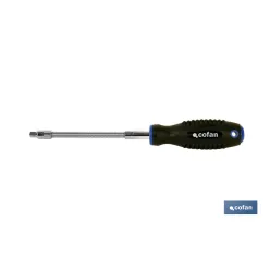 SET DESTORNILLADOR FLEX. + 9 VASOS 1/4 (5-13MM.)