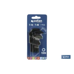 SET LLAVES TORX 7 Uds. (10-40)