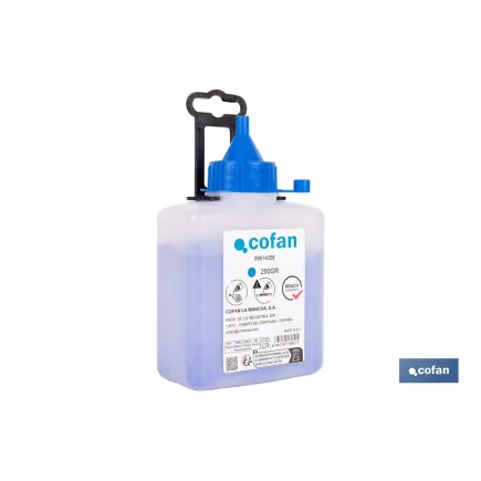 FRASCO DE POLVO AZUL 250 GRS