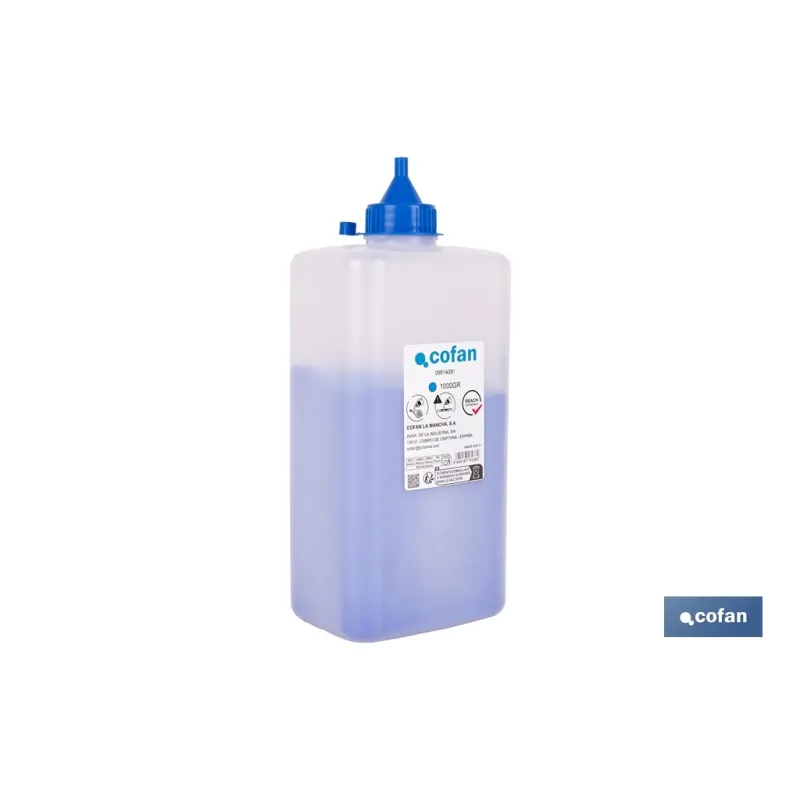 FRASCO DE POLVO AZUL 1000 GRS