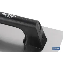 LLANA MODELO RECTANGULAR MANGO PLÁSTICO 300x150x0,7 mm