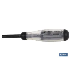 DESTORNILLADOR CON 6 PUNTAS LARGAS SURTIDAS