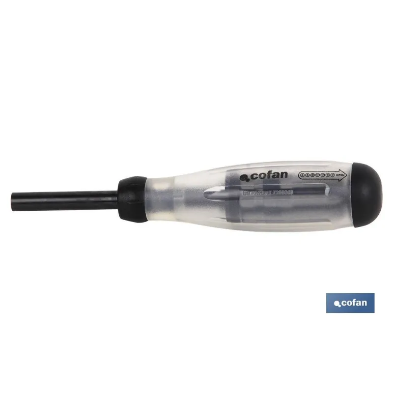 DESTORNILLADOR CON 6 PUNTAS LARGAS SURTIDAS