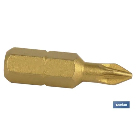 PUNTA TITANIO 1/4 25MM, PZ-3