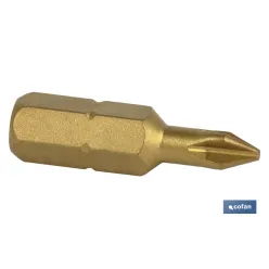 PUNTA TITANIO 1/4 25MM, PH-3