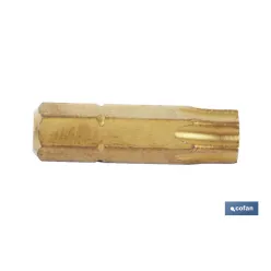 PUNTA TITANIO 1/4 25MM, T-10