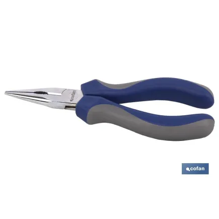 ALICATES PUNTA C/MUELLE 8""