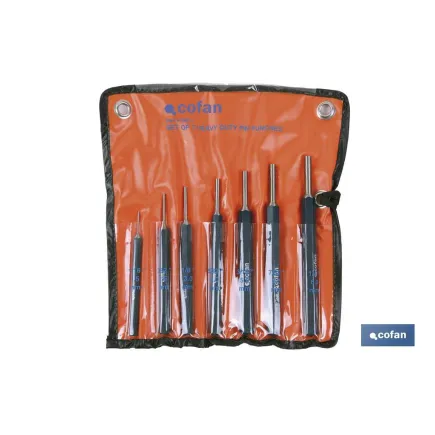 CONJUNTO 7 PCS BOTADOR CILINDRICO 1,5-6 MM