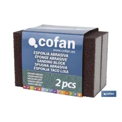 PACK 2 UNDS ESPONJA TACO DE LIJA GRANO MEDIO