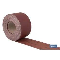 ROLLO LIJA TELA UNIVERSAL 100 X 25 M. G.80