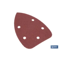 HOJA DE LIJADO LIJADORA MOUSE 5 AGUJEROS 100 X 140 MM G 80