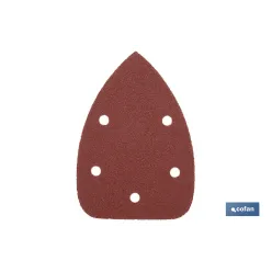 HOJA DE LIJADO LIJADORA MOUSE 5 AGUJEROS 100 X 140 MM G 80