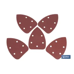 HOJA DE LIJADO LIJADORA MOUSE 5 AGUJEROS 100 X 140 MM G 120