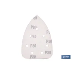 HOJA DE LIJADO LIJADORA MOUSE 7 AGUJEROS 100 X 140 MM G 80