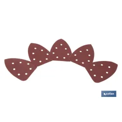 HOJA DE LIJADO LIJADORA MOUSE 7 AGUJEROS 100 X 140 MM G 80