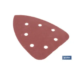 HOJA DE LIJADO LIJADORA MOUSE 7 AGUJEROS 100 X 140 MM G 120