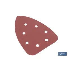 HOJA DE LIJADO LIJADORA MOUSE 7 AGUJEROS 100 X 140 MM G 180