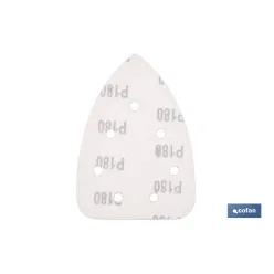 HOJA DE LIJADO LIJADORA MOUSE 7 AGUJEROS 100 X 140 MM G 180