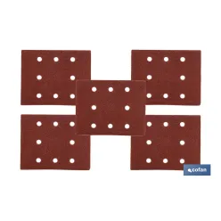 HOJA DE LIJADO LIJADORA ORBITAL 8 AGUJEROS 114 X 140 MM G 100