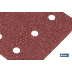 HOJA DE LIJADO LIJADORA ORBITAL 8 AGUJEROS 114 X 140 MM G 100