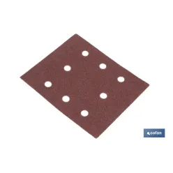 HOJA DE LIJADO LIJADORA ORBITAL 8 AGUJEROS 114 X 140 MM G 120