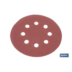 HOJA DE LIJADO LIJADORA ORBITAL 8 AGUJEROS Ø125 MM G 120
