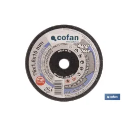 DISCO CORTE - 76X1,6X10 INOX PROFES.