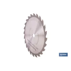 DISCO CORTE PARA MADERA Ø185 MM X 16 MM X 2,4 MM X 24 DIENTES