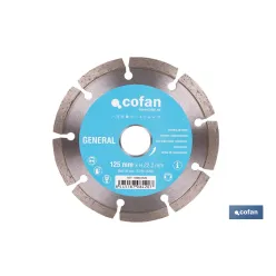 DISCO DIAM. UNIVERSAL BASICO 125 MM.