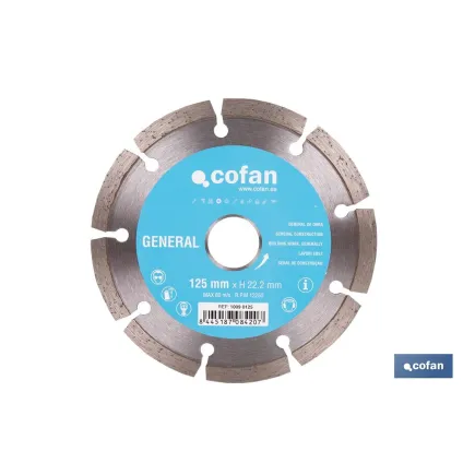 DISCO DIAM. UNIVERSAL BASICO 125 MM.