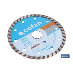 DISCO DIAMANTE TURBO BASICO 125 MM.