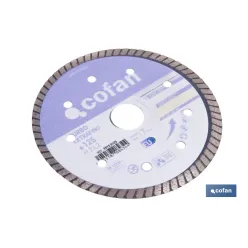 DISCO DIAMANTE TURBO EXTRAFINO 125MM.