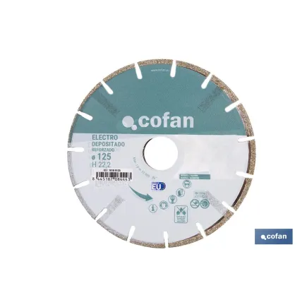 DISCO ELECTRODEP.  REFORZ. 125 MM
