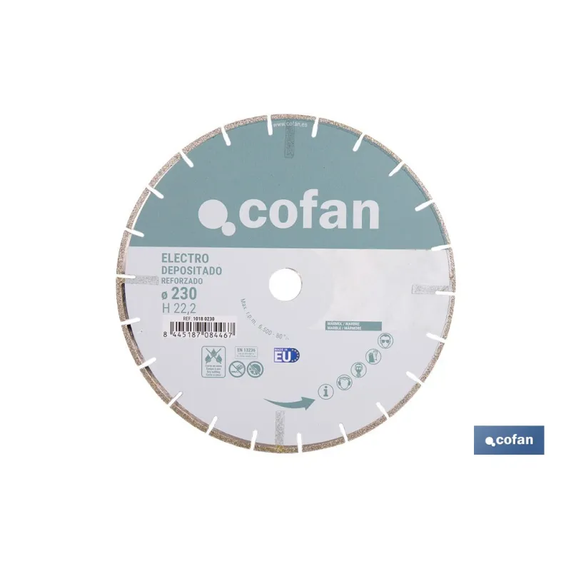 DISCO ELECTRODEP.  REFORZ. 230 MM